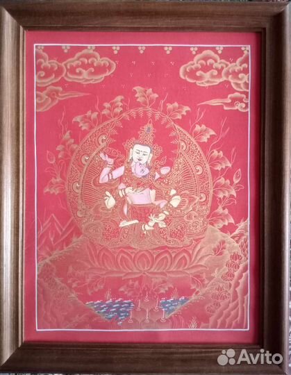 Тханка Ваджрасатва в союзе