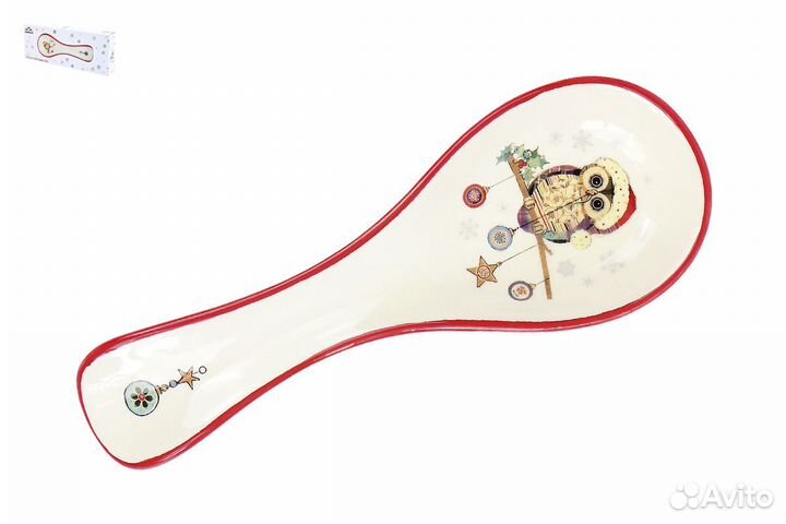 Ложка подстановочная Owl Christmas Фарфор в подаро