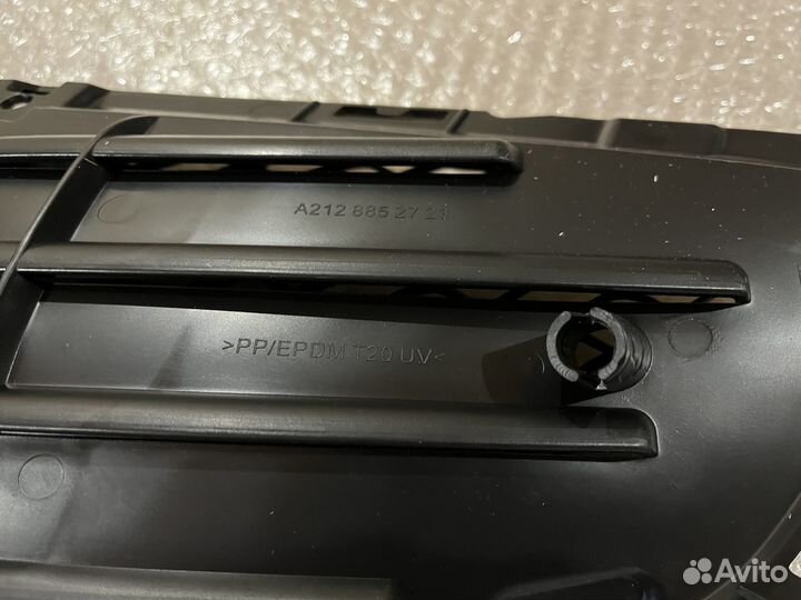 Решетка бампера левая Mercedes W212 AMG рестайл