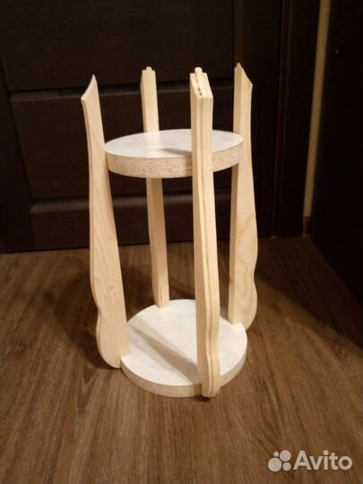 Подставка для цветов напольная деревянная