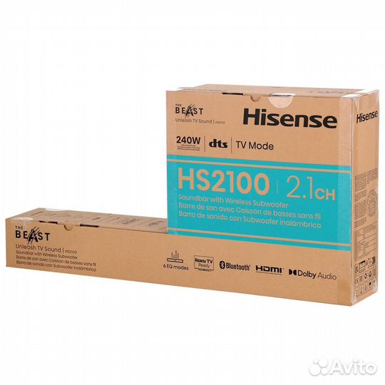 Саундбар Hisense HS2100