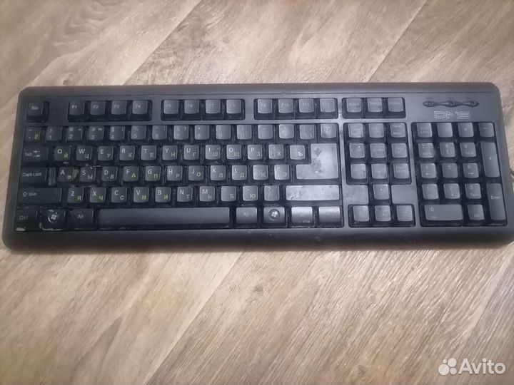 Клавиатура черная DNS KB-006BK Black