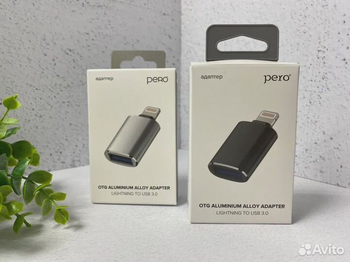 Адаптер OTG Adapter pero AD02 Lightning to USB 3.0