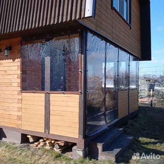 Мягкие окна для беседки