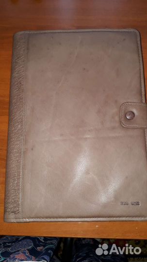 Папка деловаяиз натуральной кожи