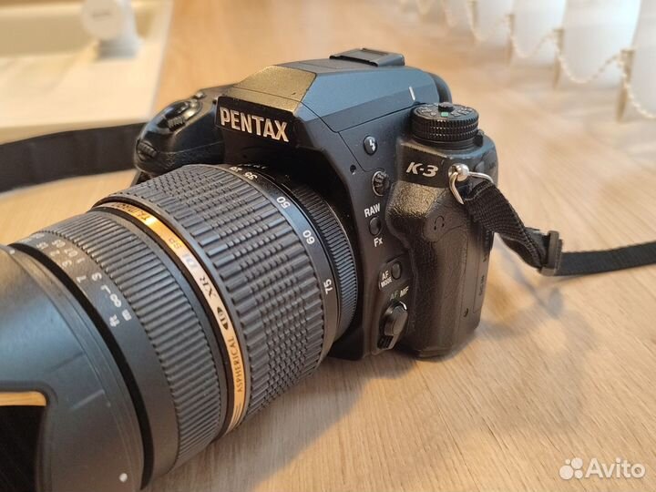 Зеркальный фотоаппарат Pentax k-3 + Tamron 28-75