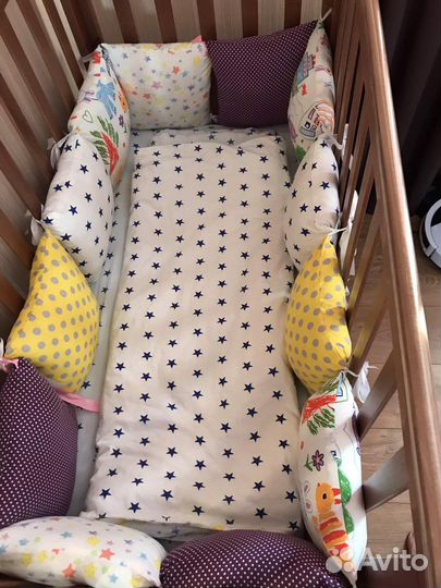 Белье постельное казанова бамбини кроватка детская