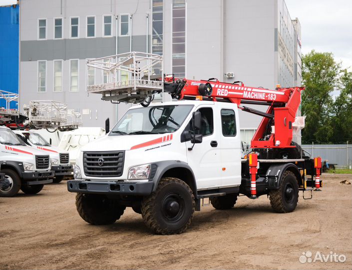 Автогидроподъемник RED machine 22 4x4 Cадко