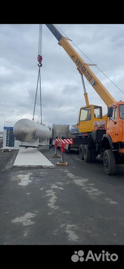 Аренда и услуги автокрана-вездехода, 25 т, 21.7 м, с гуськом 9 м