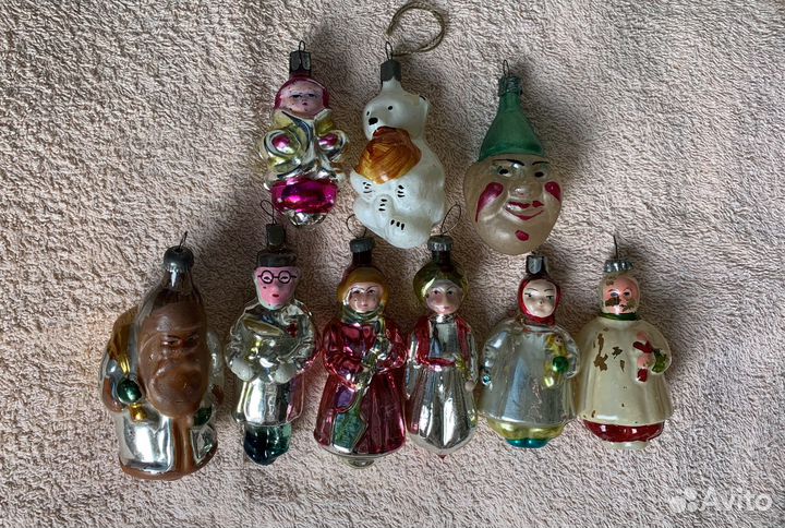 Елочные игрушки СССР советские