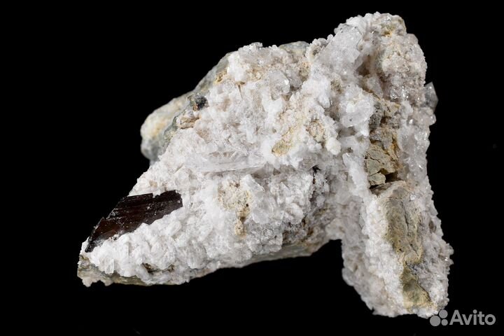 Друза кристаллов. Брукит, кальцит, альбит.Лот№786