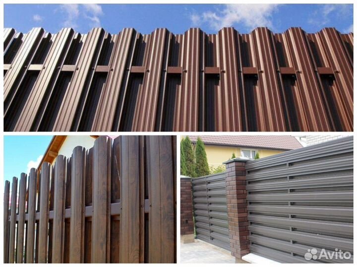 Евроштакетник / Забор из евроштакетника