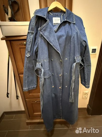 Пальто женское джинсовое