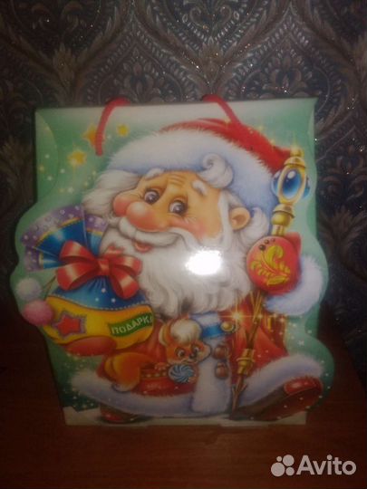 Новый большой новогодний сундучок 3 шт