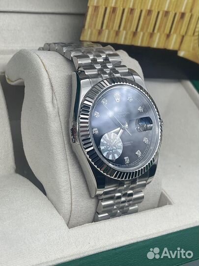 Часы Rolex datejust 41mm black dial