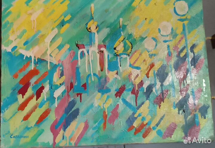 Картина маслом на холсте пейзаж