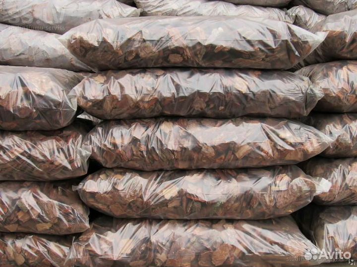 Мульча кора лиственницы