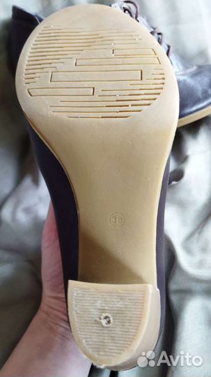 Ботильоны женские 38 размер натуральная кожа