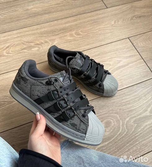 Кроссовки Adidas Superstar Rabbit hole grey