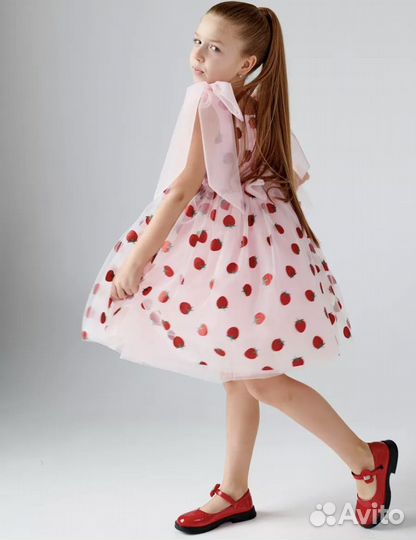 Нарядное платье для девочки размер 98