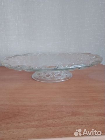 Подставка для торта хрусталь диаметр 31 си