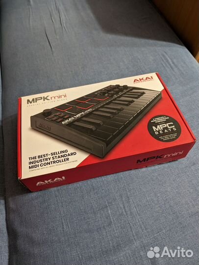 Миди клавиатура akai pro mpk3 mini