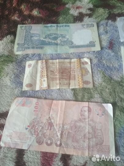 Купюры Банкноты разных стран Цена за все