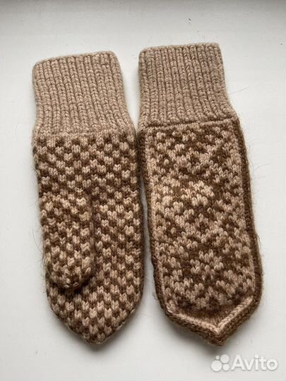 Варежки вязанные женские / детские ручной работы