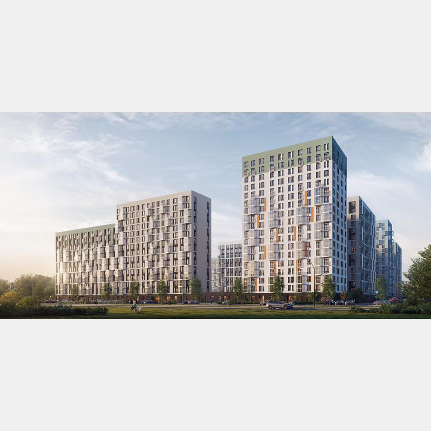 2-к. квартира, 57,3 м², 1/17 эт.