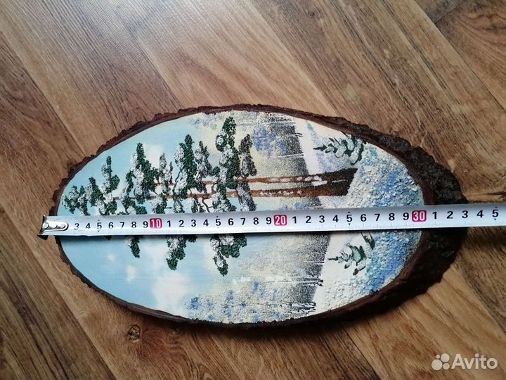 Картина на спиле дерева