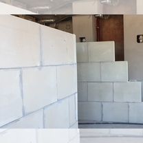 Кладка. Возведение перегородок, газоблок, кирпич, Шатура