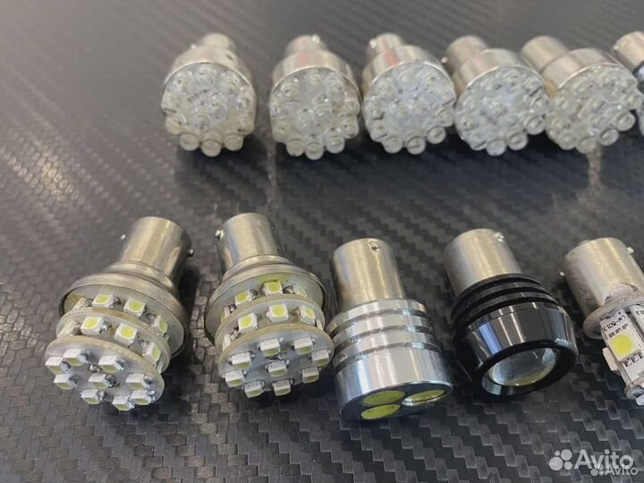 Светодиодная лампа 1156 P21W белая 1 штука