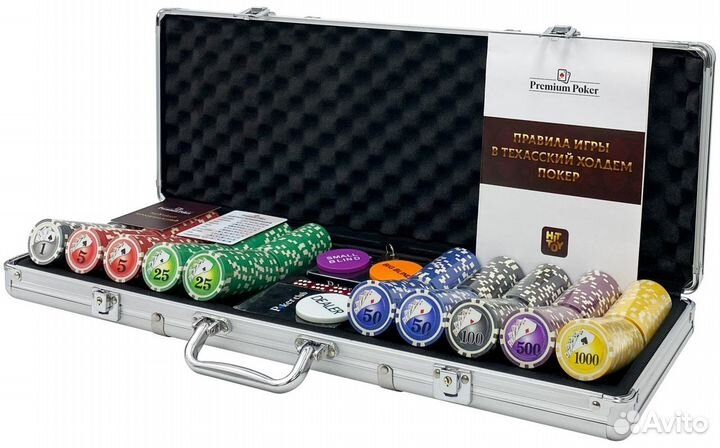 Покерный набор Premium Poker «Royal Flush» 500