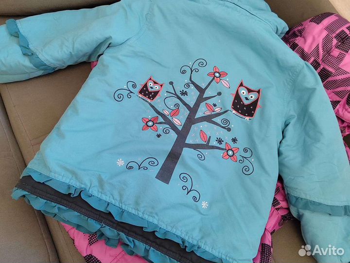 Вещи пакетом для девочки и обувь 110-116