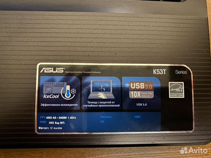 Ноутбук Asus K53T