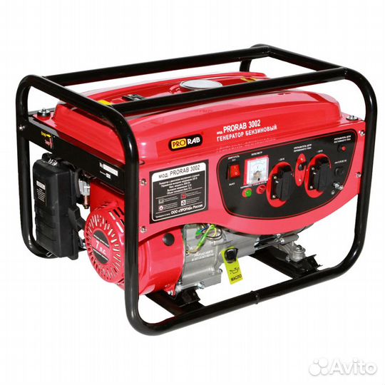 Бензогенератор prorab 3002 3 квт