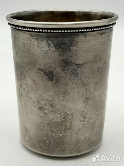 Стакан / стопка серебро 84 проба 69,4 г. 128 мл