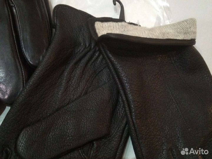 Мужские кожаные перчатки