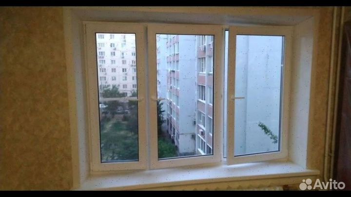 Окно пластиковое остекление балконов