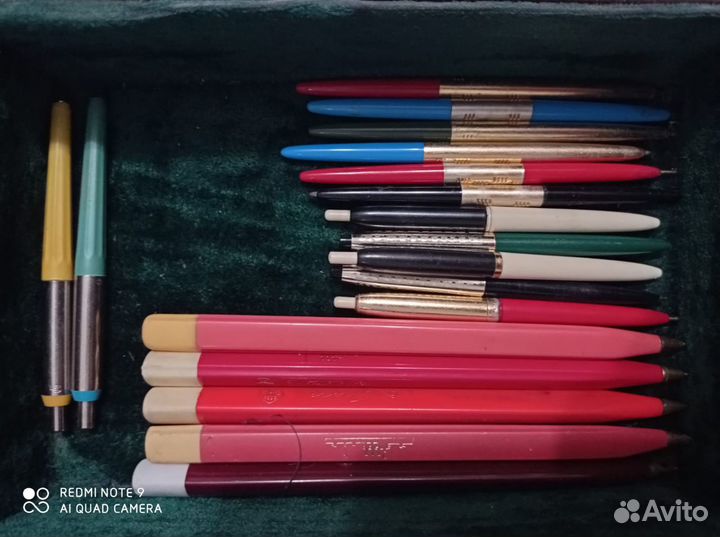 Ручки шариковые 4-х цветные, СССР, 60-80-х годов