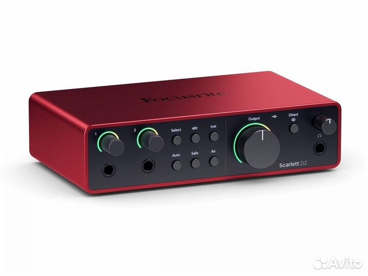 Focusrite Scarlett 2i2 4th Gen аудиоинтерфейс