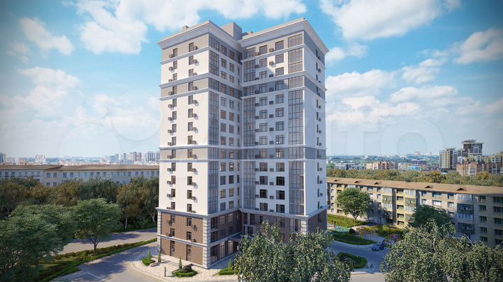 3-к. квартира, 75 м², 5/16 эт.