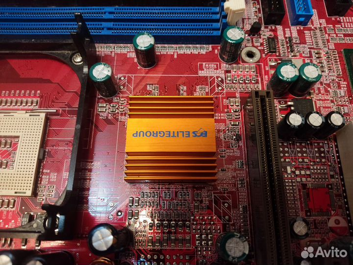 Редкая плата pcchips M922U REV 5.0 lga 478 рабочая