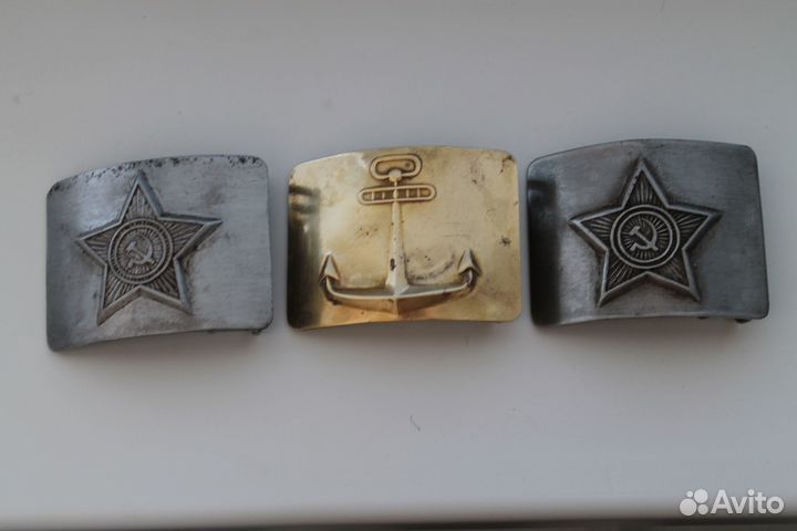 Бляшка солдатская и морская