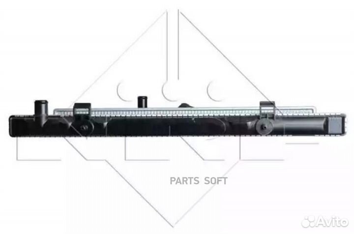 Радиатор nissan almera 00- 1.5