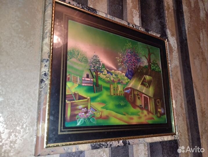 Картины в рамке 4 шт