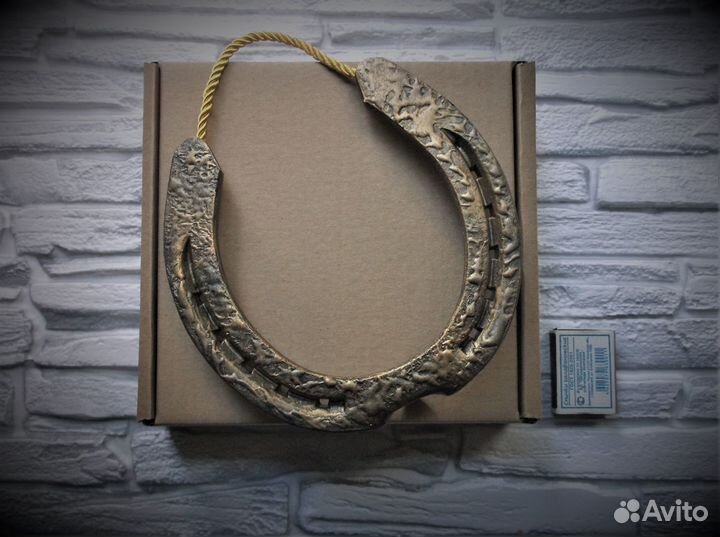 Подкова брутальная огромная от тяжеловоза оберег