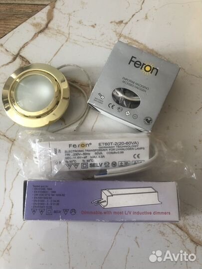 Электронный трансформатор и 2 лампы