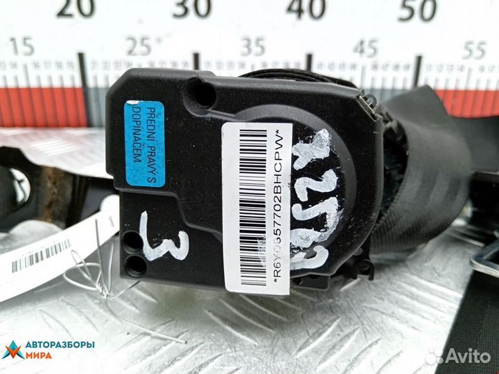 Ремень безопасности Skoda Fabia (6Y) рест. 2007