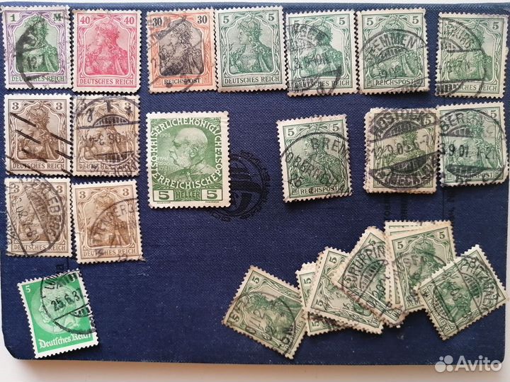 Почтовые марки Германии, и других стран
